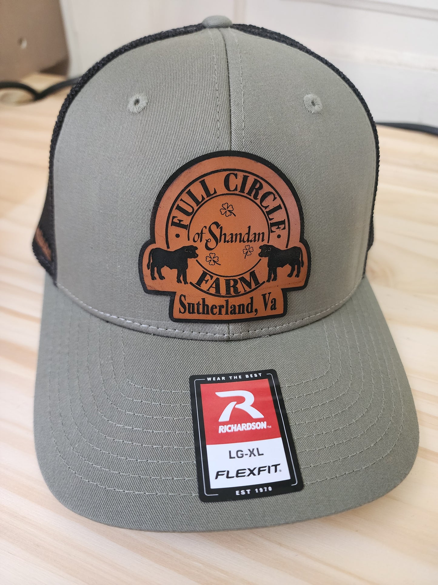 Full Circle Farm FLEX FIT Trucker Hat with Laser Patch
