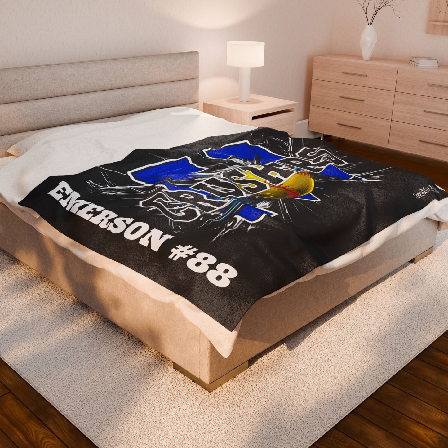 Personalized Crushers Plush Blanket