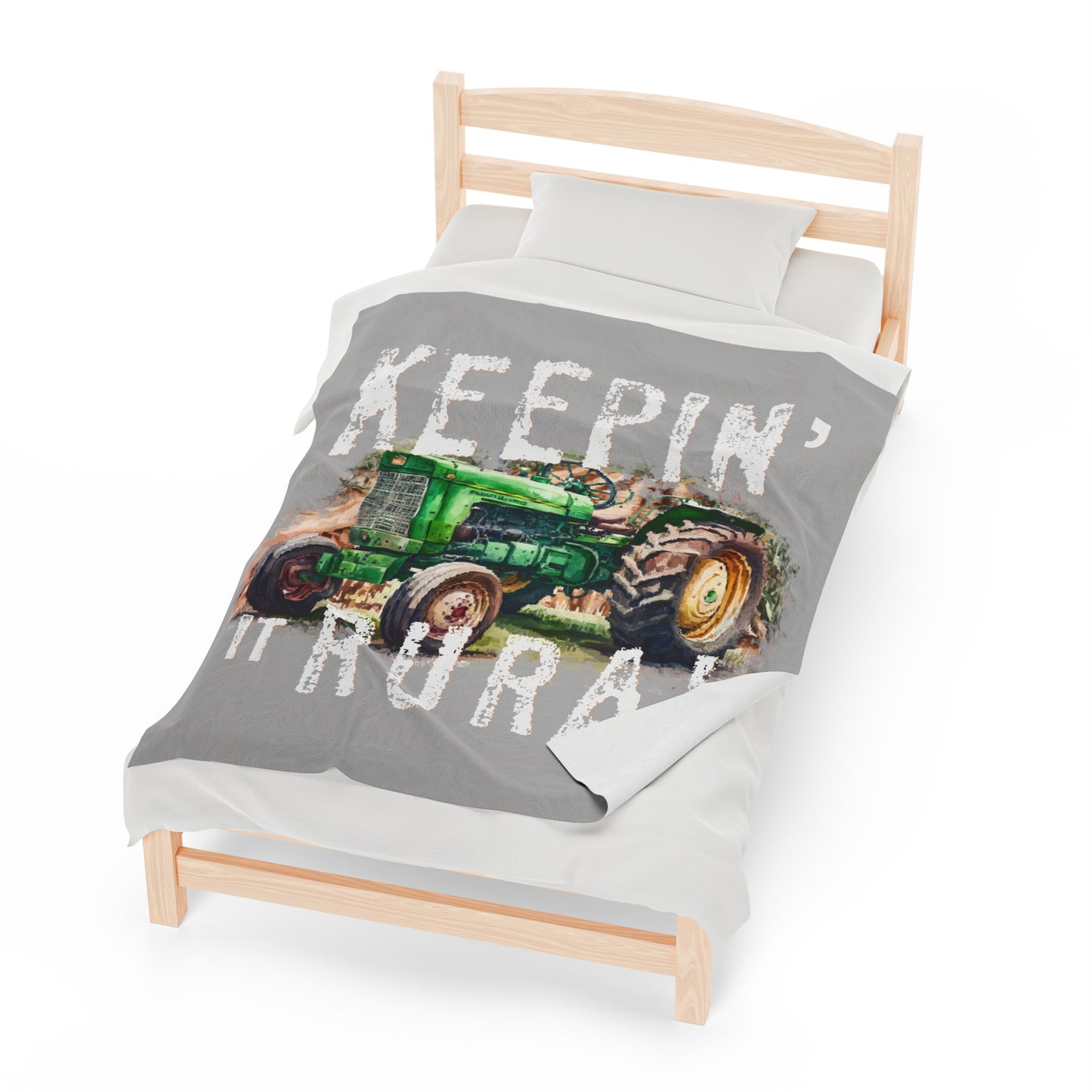 Keepin' It Rural Plush Blanket - Corinth & Main