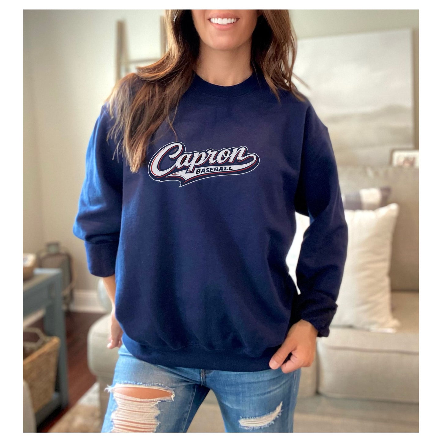 Capron Baseball Crewneck Sweatshirt