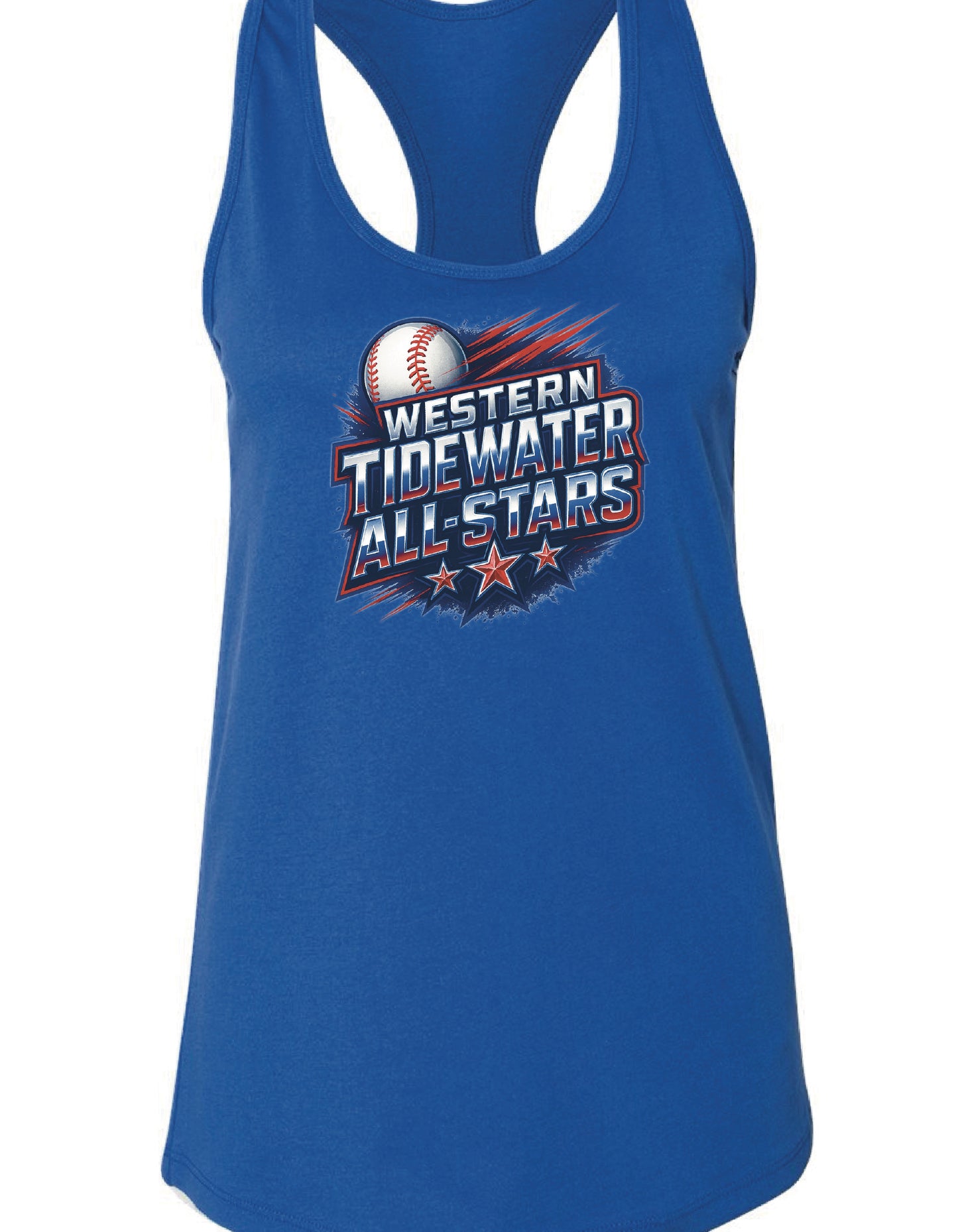 Western Tidewater Allstars Baseball Women's Tank