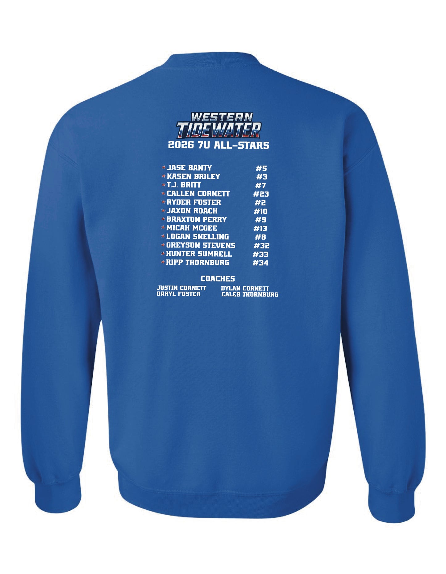 WT Allstars 7U Crewneck Sweatshirt