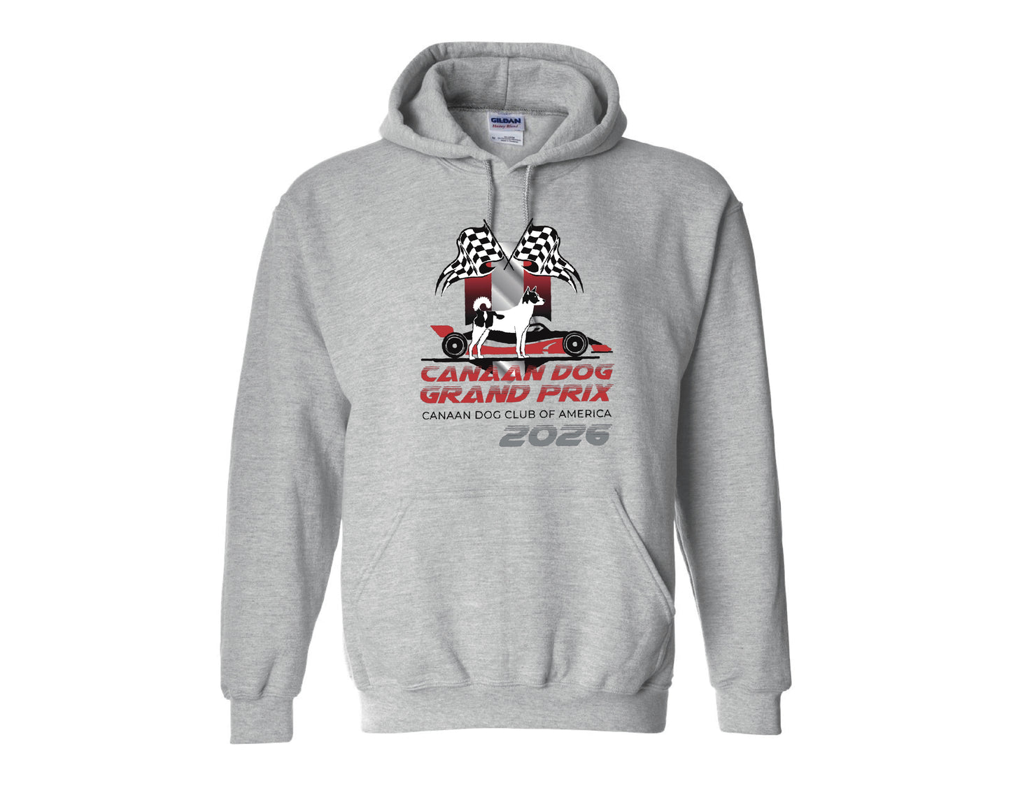 Front Design Canaan Dog Club of America Event Hoodie Sweatshirt