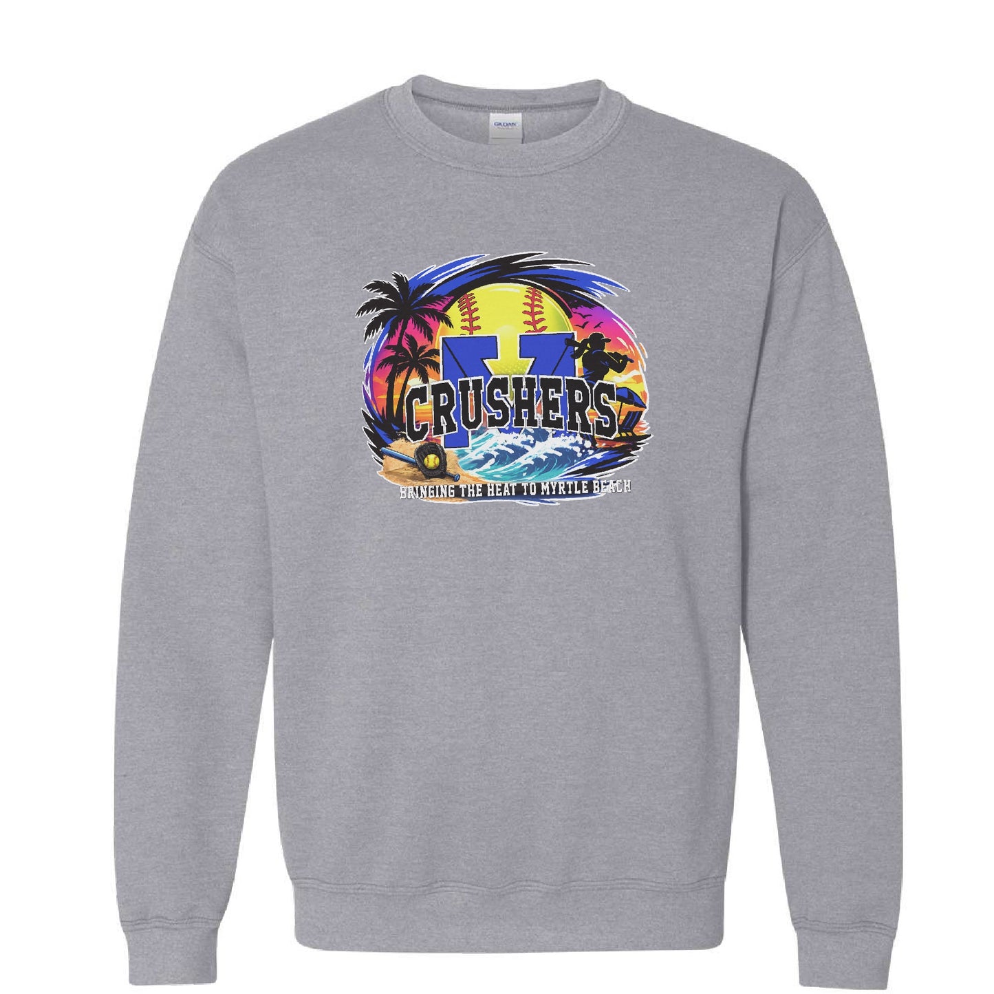 Crushers Roster Myrtle Beach Sweatshirt Gear