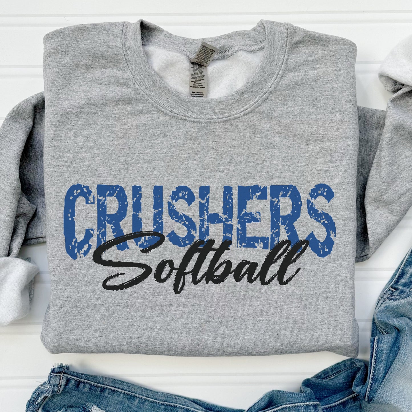 Crushers Softball Vintage Sweatshirt