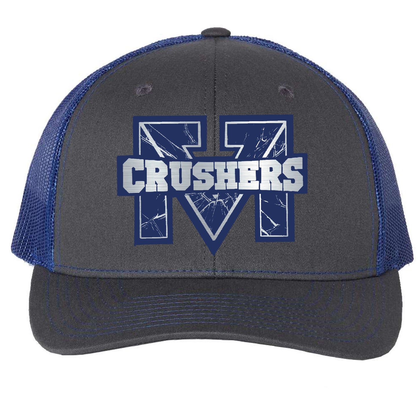 DTM - Snapback Crushers Hat- Charcoal and Royal