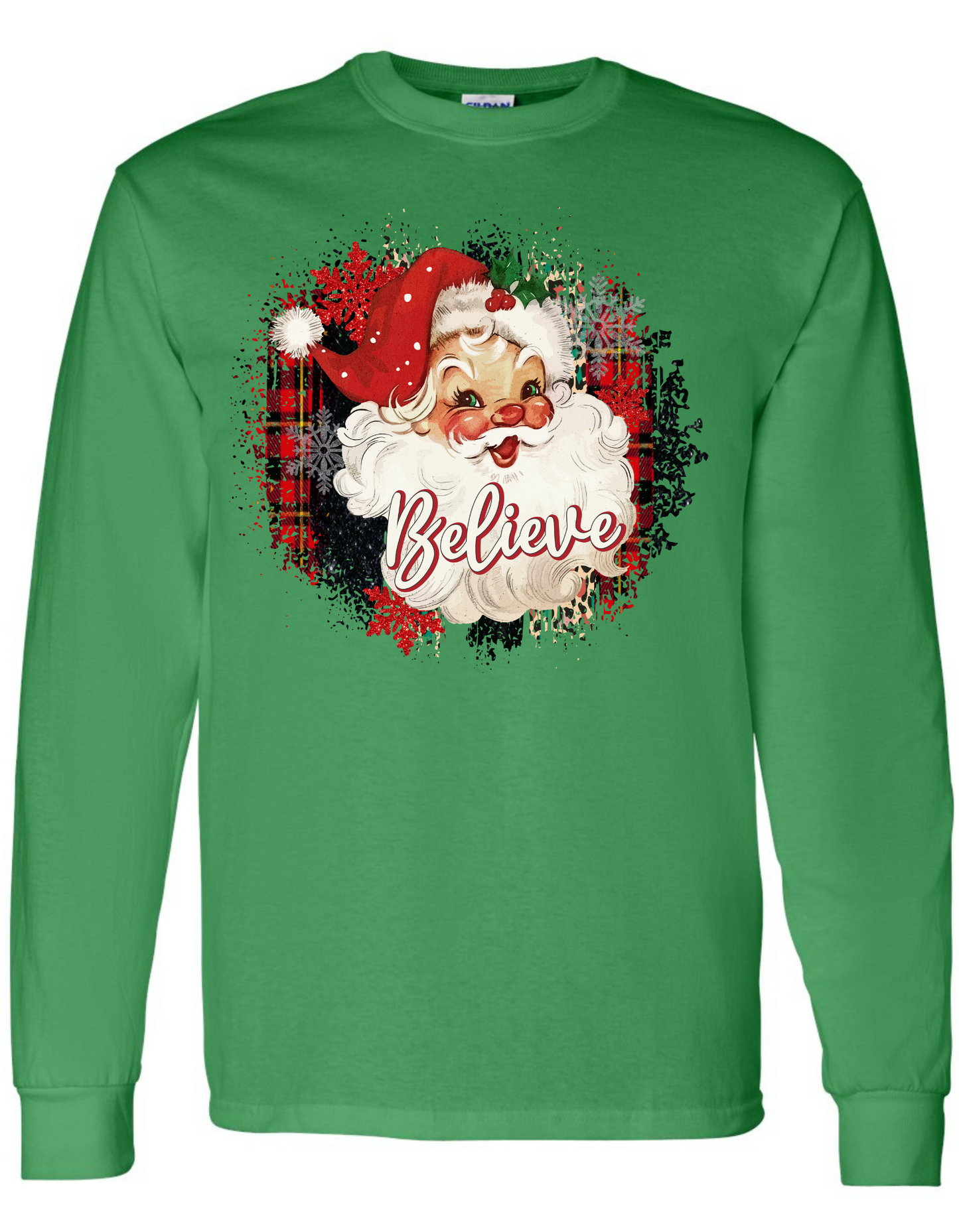 Vintage Santa Plaid
