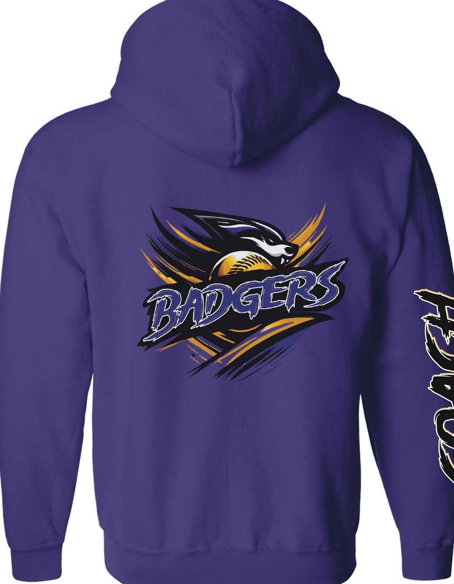 Badgers Softball Logo Personalized Sweatshirt