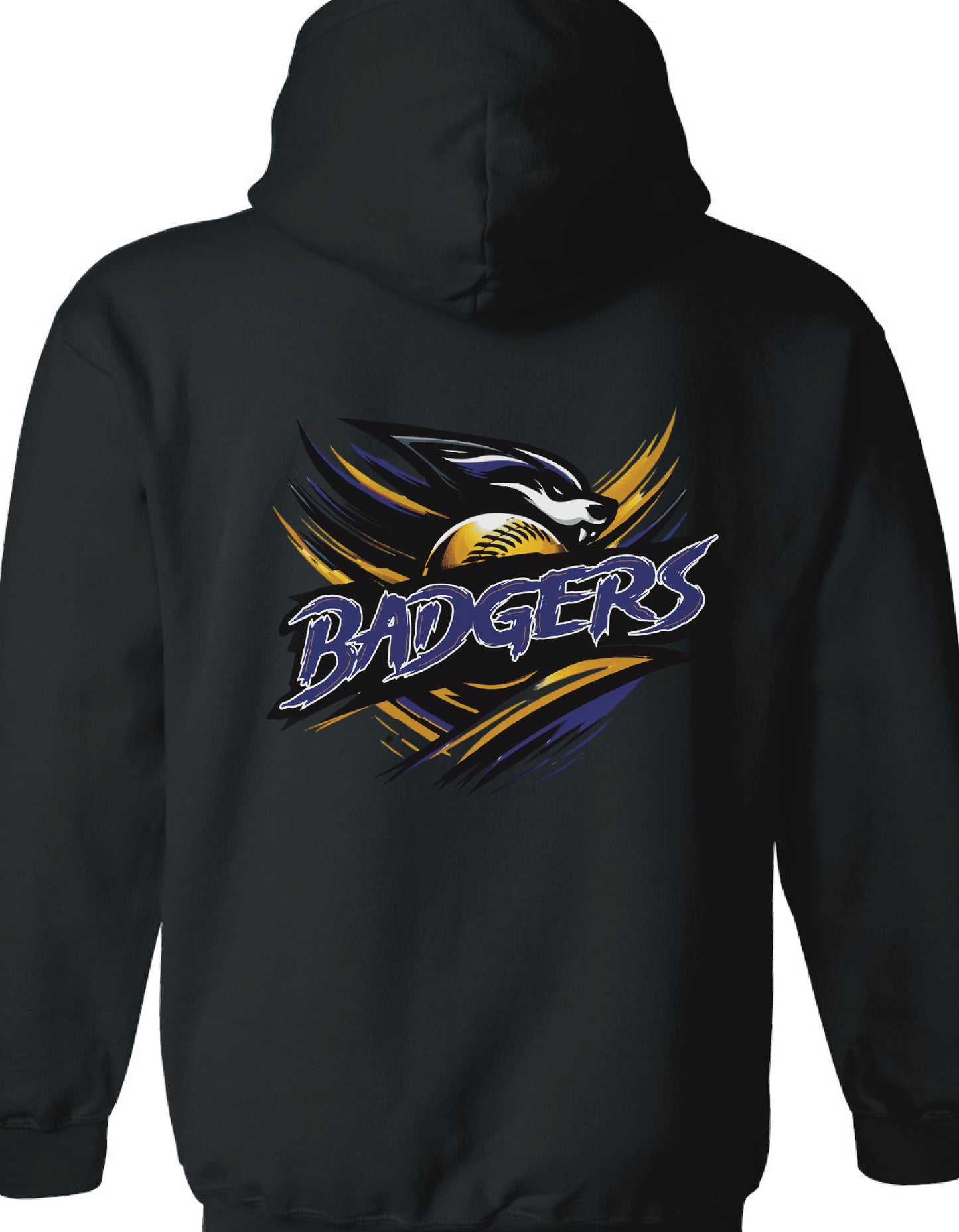 Badgers Full-Zip Hoodie Sweatshirt