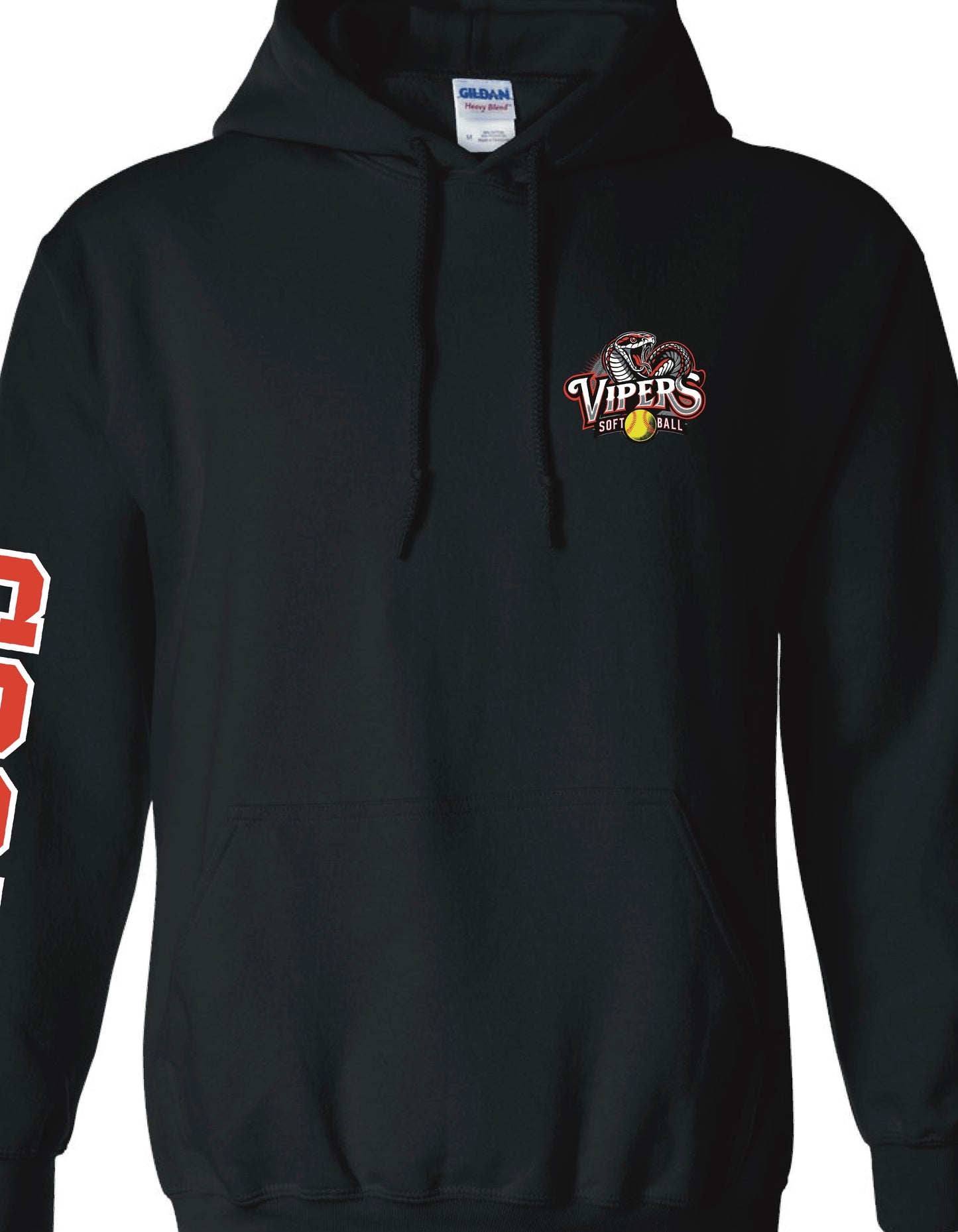 Vipers Softball Logo Personalized Sweatshirt