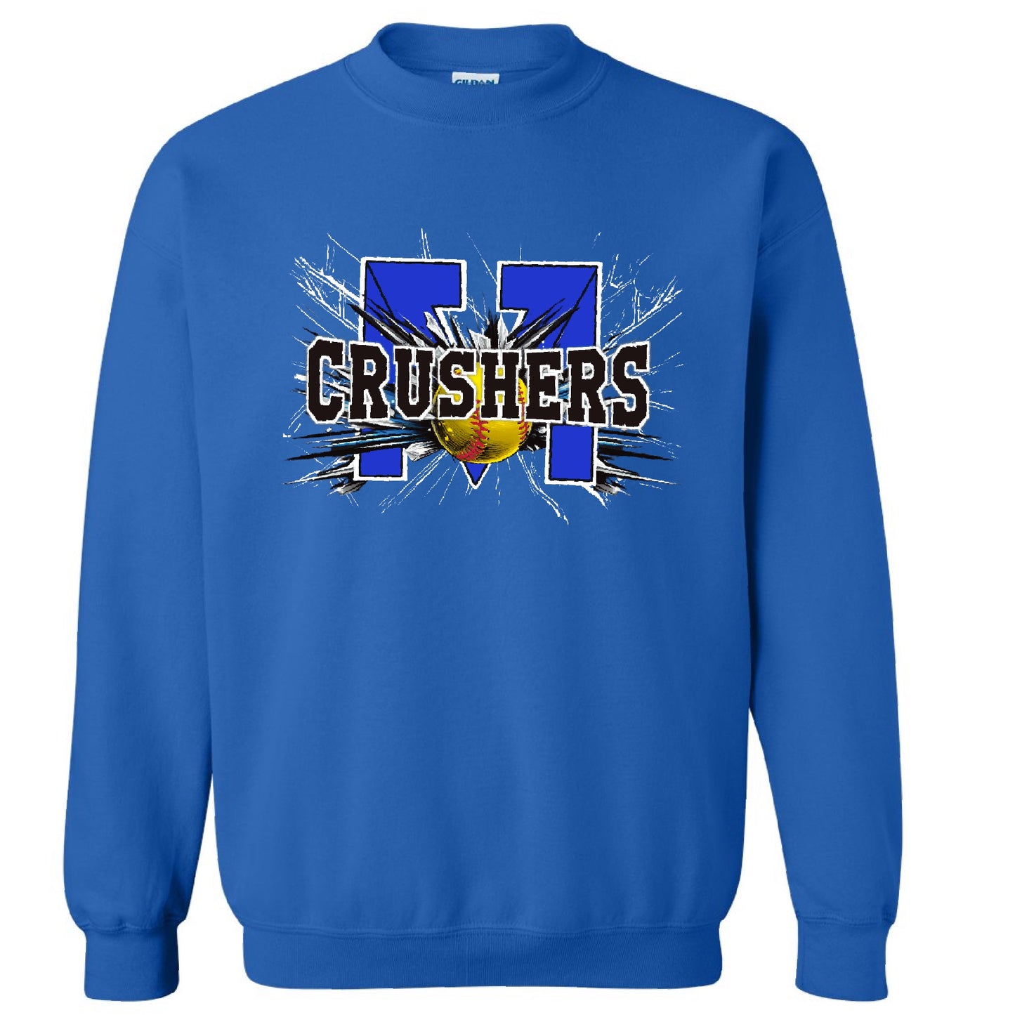 Personalized Crushers Basic Crewneck Sweatshirt