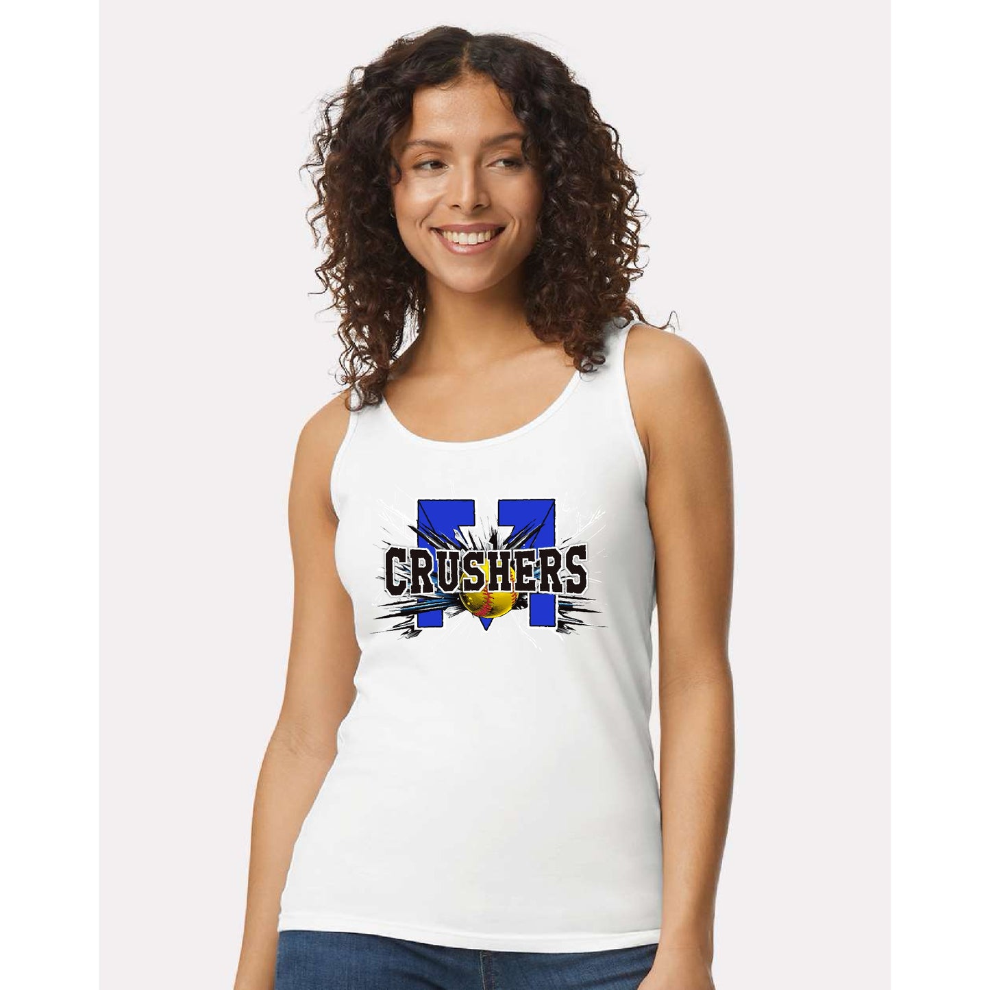 Crushers Softball Tank Top