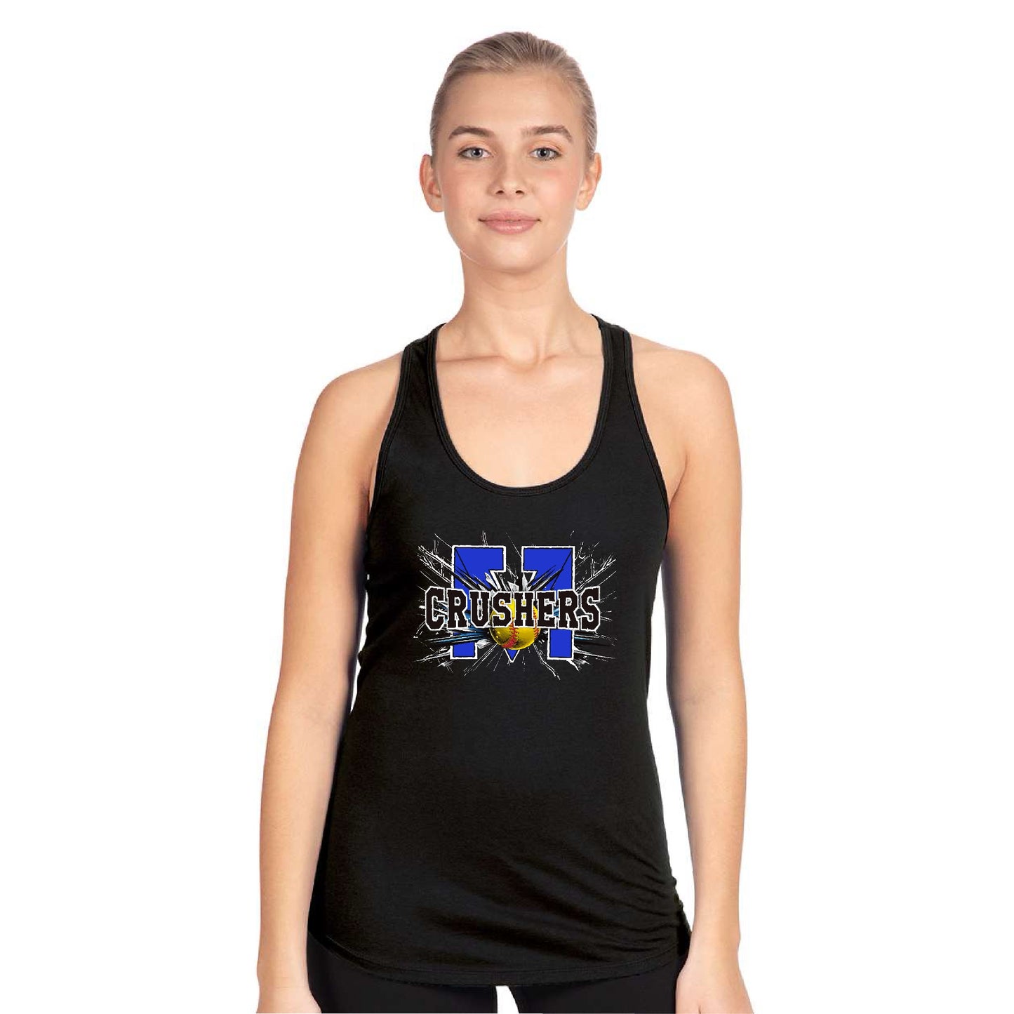 Crushers Softball Women's Racerback Tank