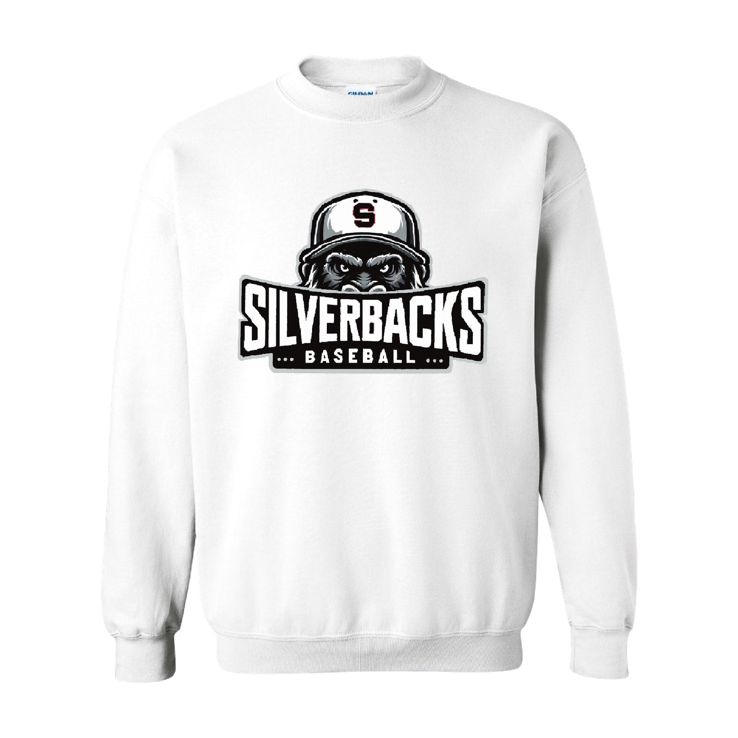 Silverbacks Baseball Sweatshirts - Front Design