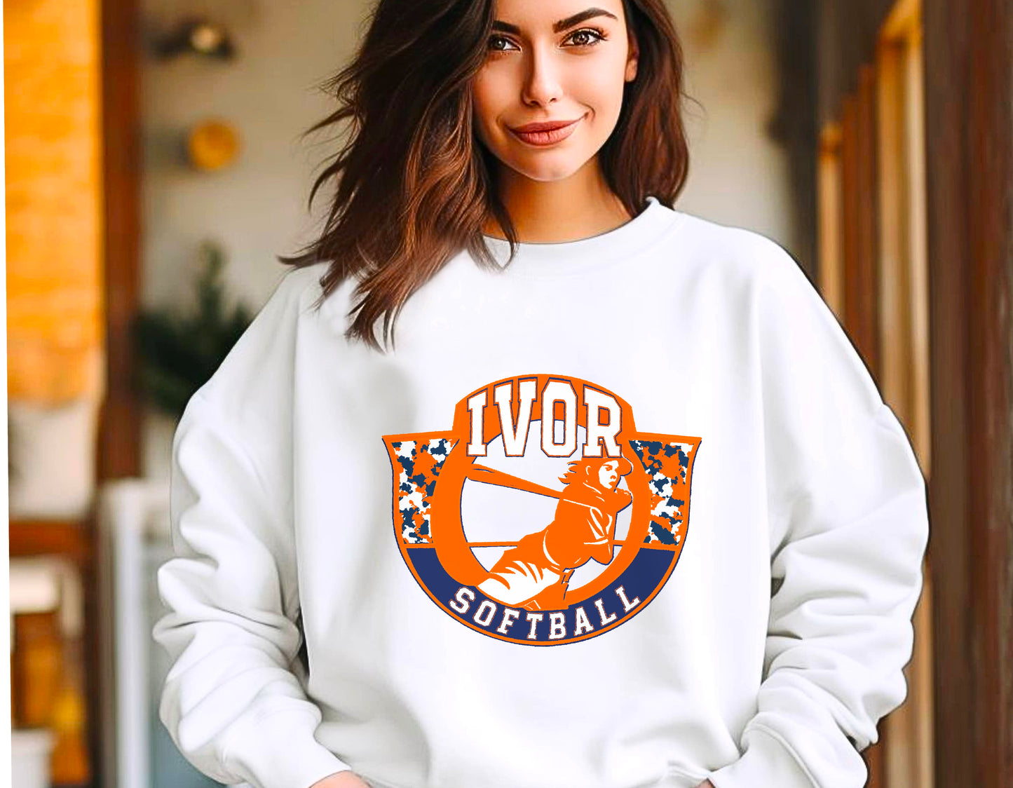 2024 Ivor Softball Logo Sweatshirts