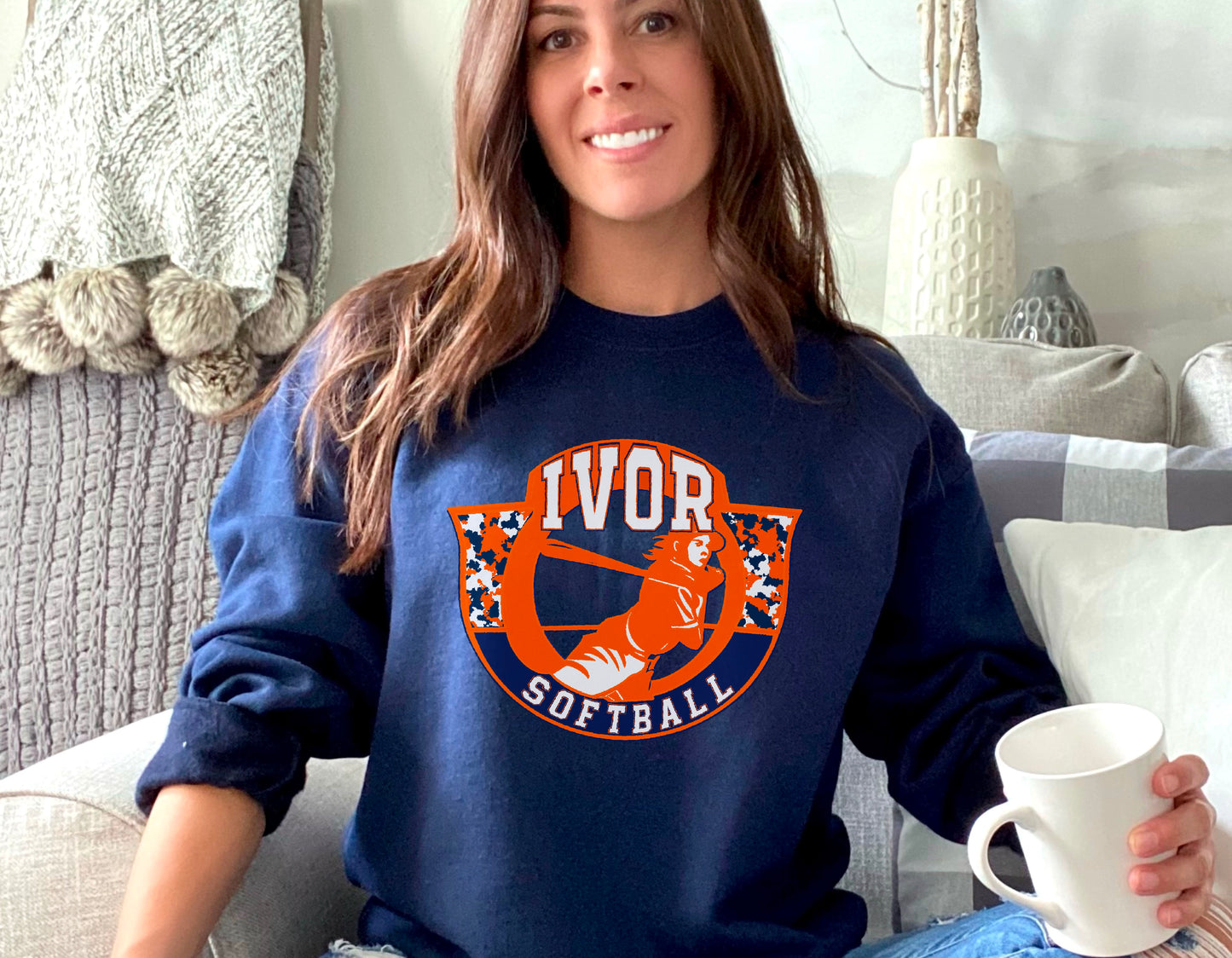 2024 Ivor Softball Logo Sweatshirts