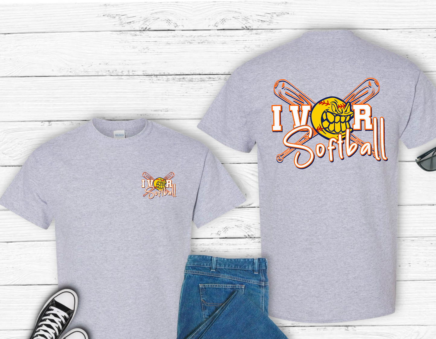 Angry Ivor Softball Shirt