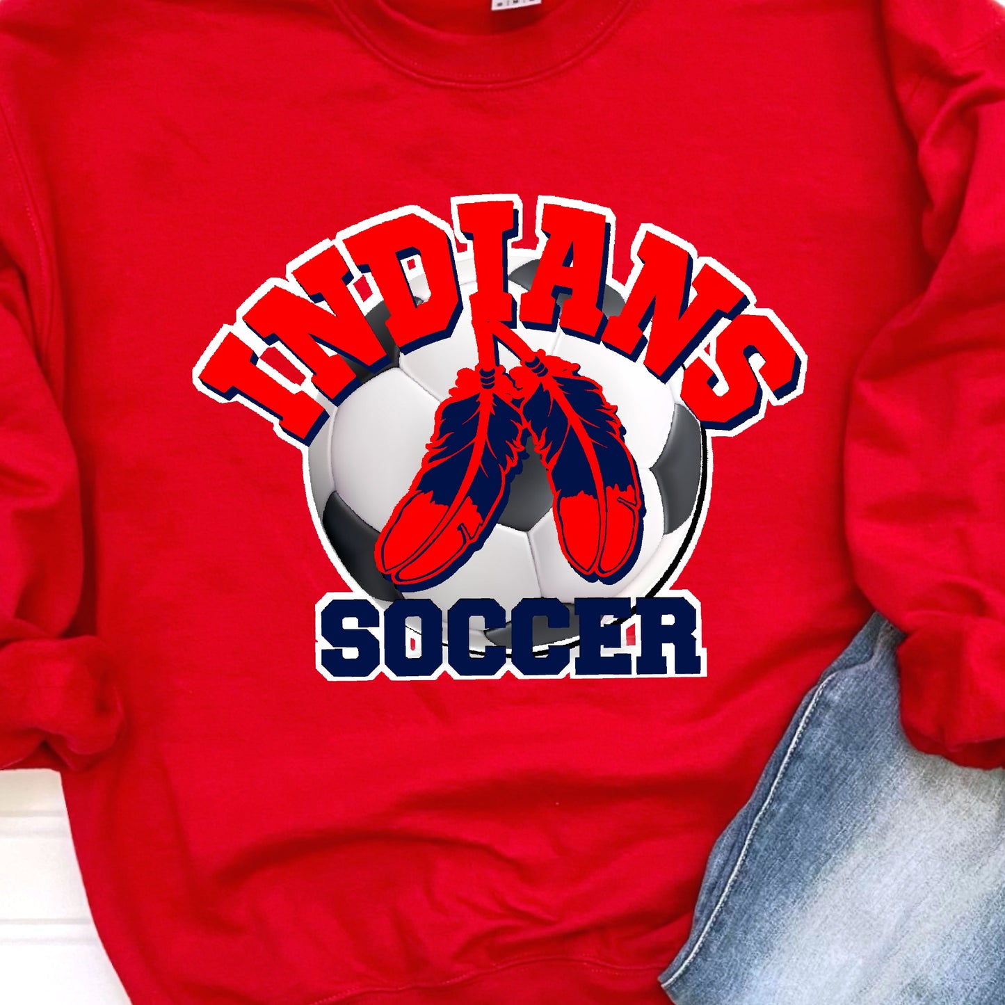 Red- Southampton Soccer Crewnecks