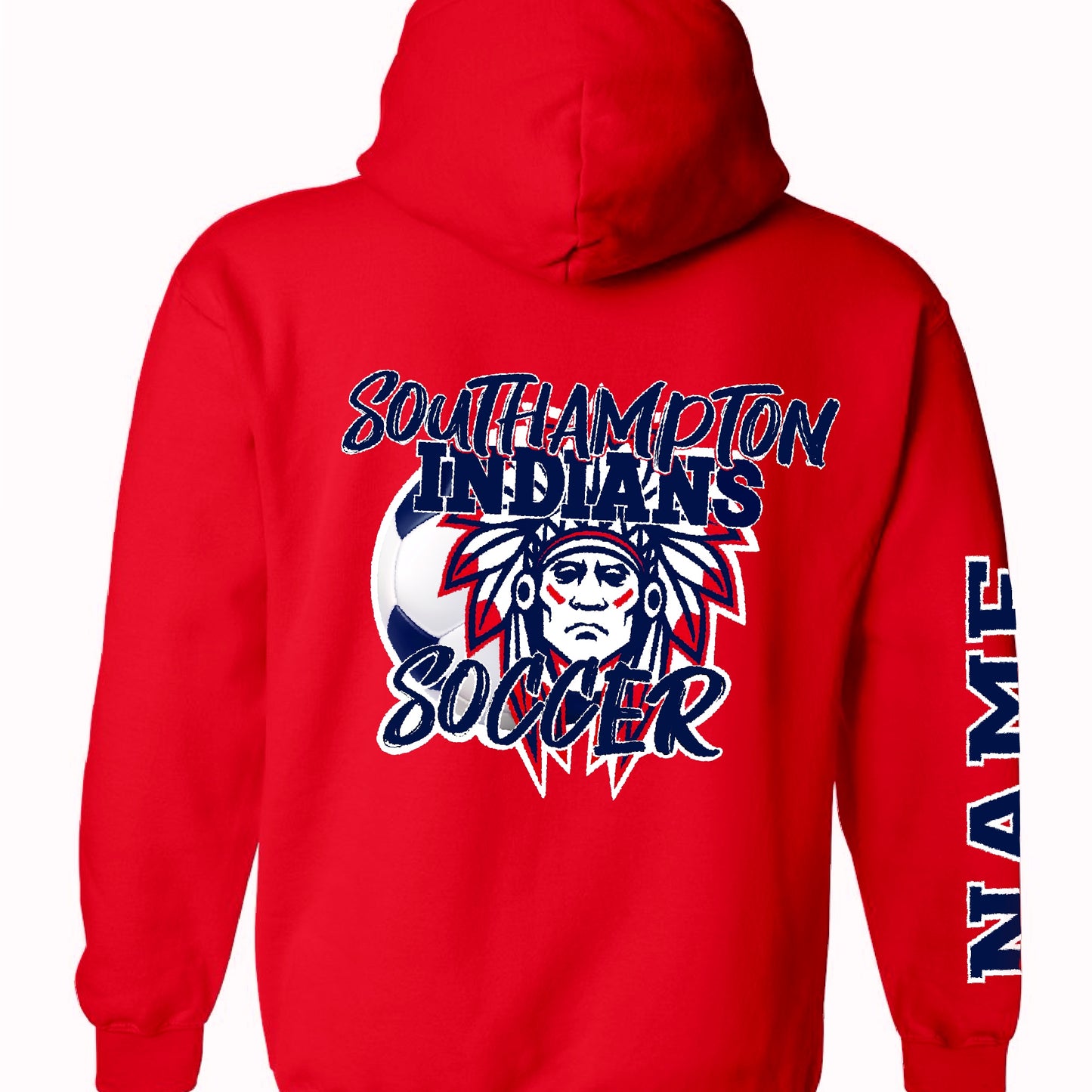 Southampton Indian Soccer Personalized Sweatshirt