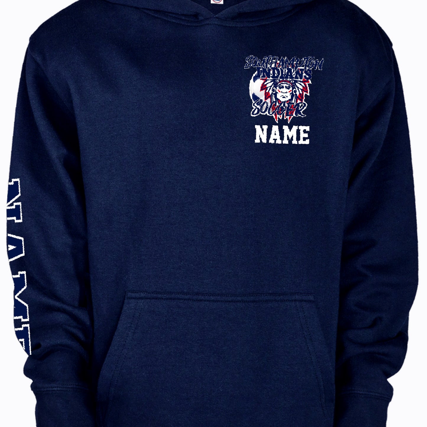 Southampton Indian Soccer Personalized Sweatshirt