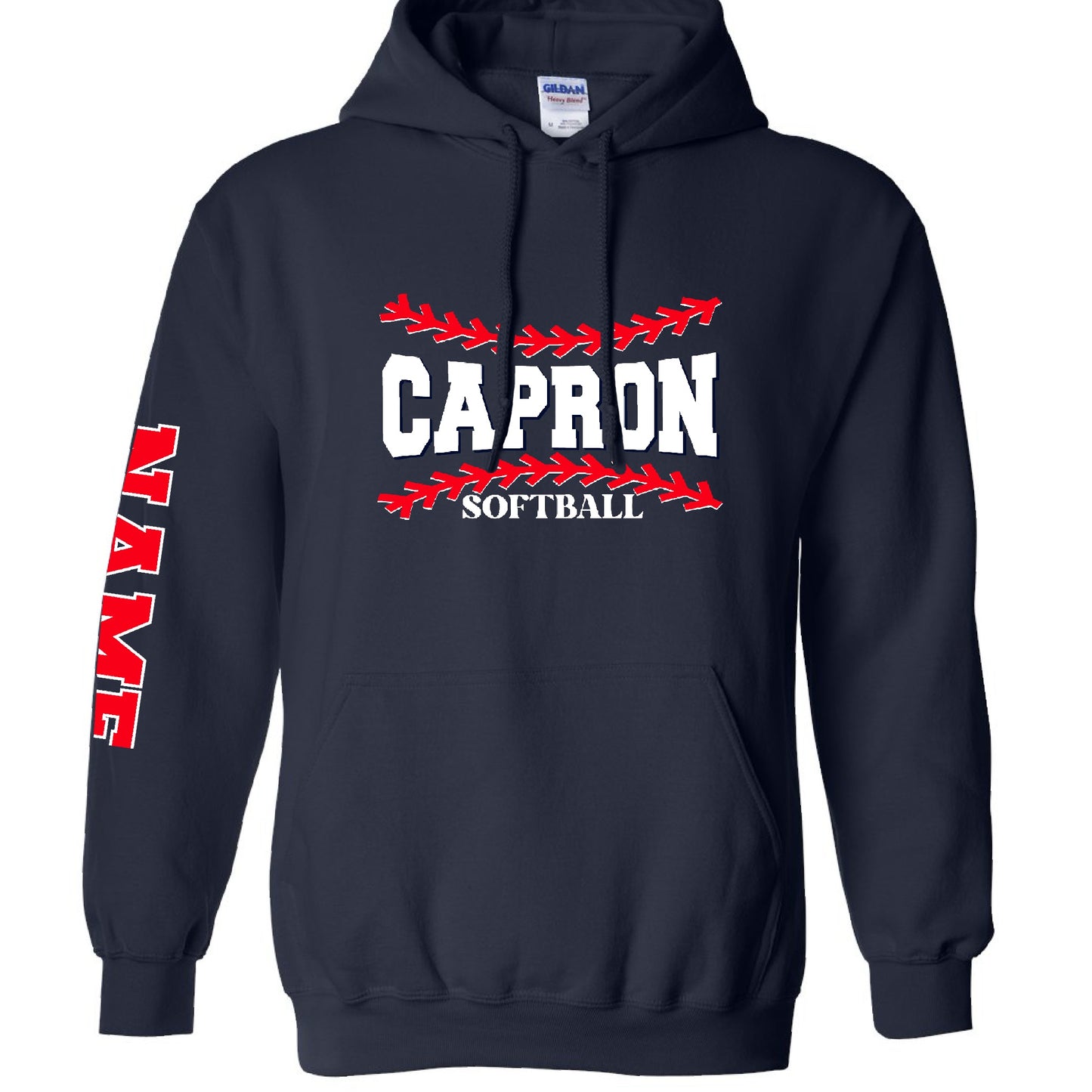Capron Softball Logo Personalized Sweatshirt