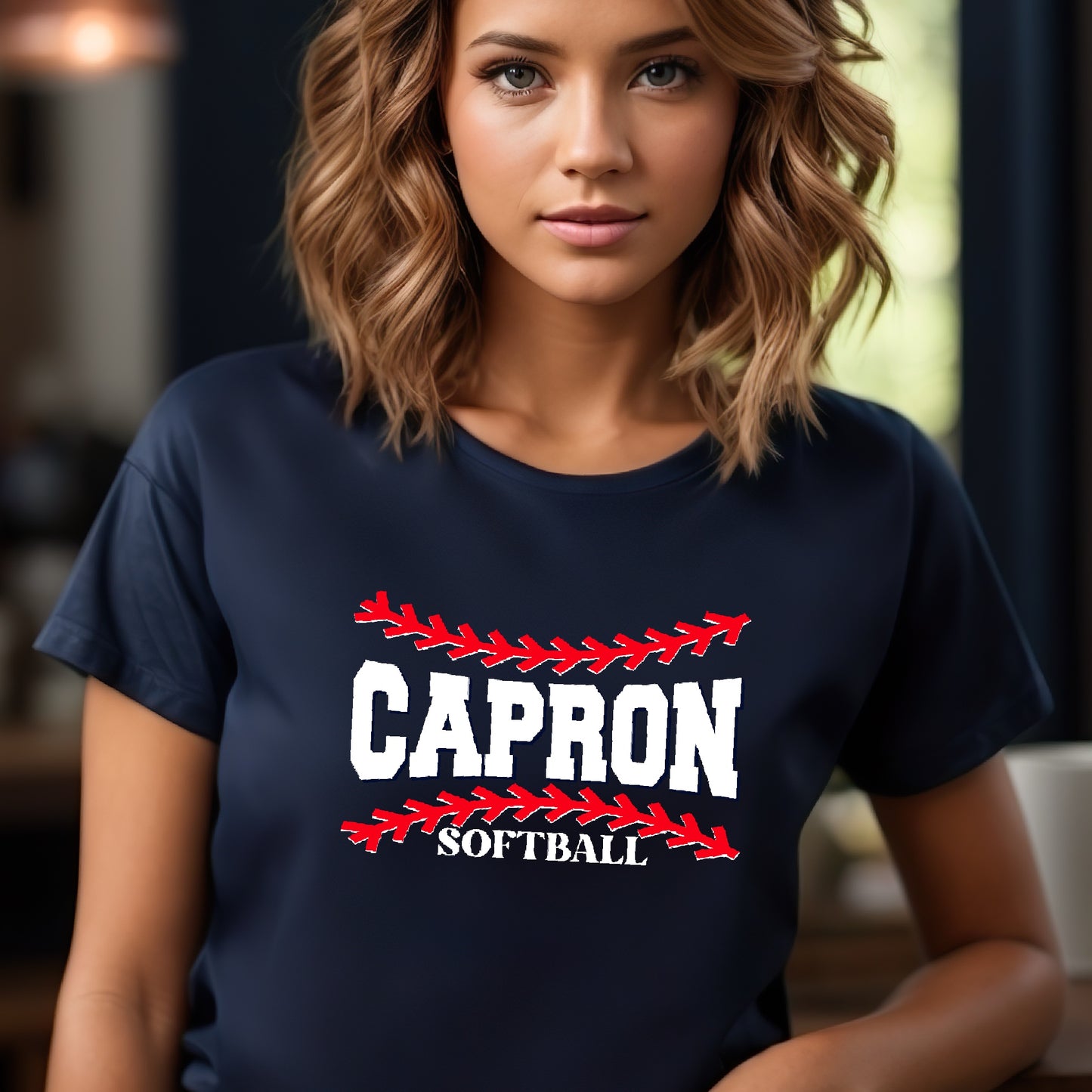 Capron Softball T-shirt- Laces 2