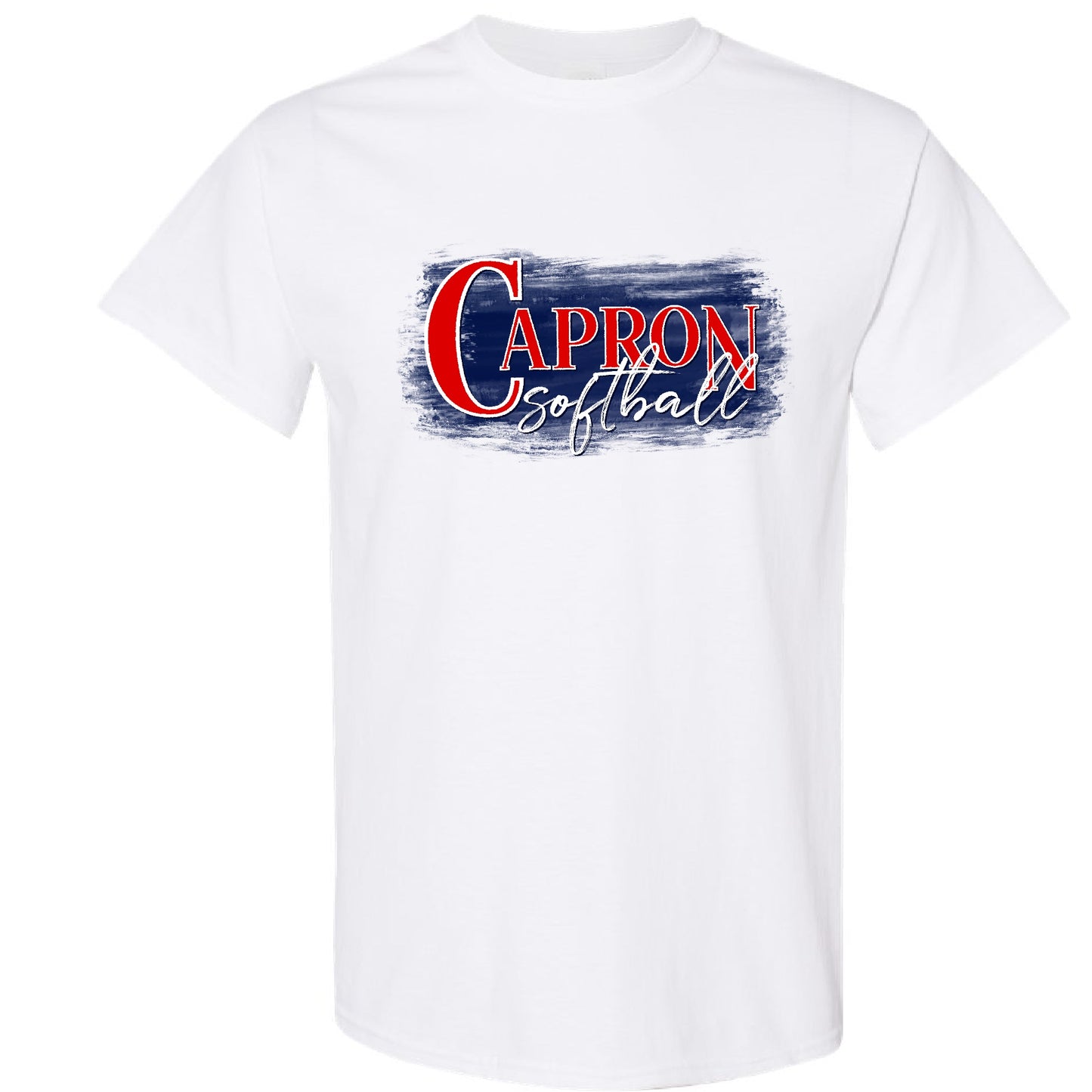 Capron Softball T-shirt- Navy Paint