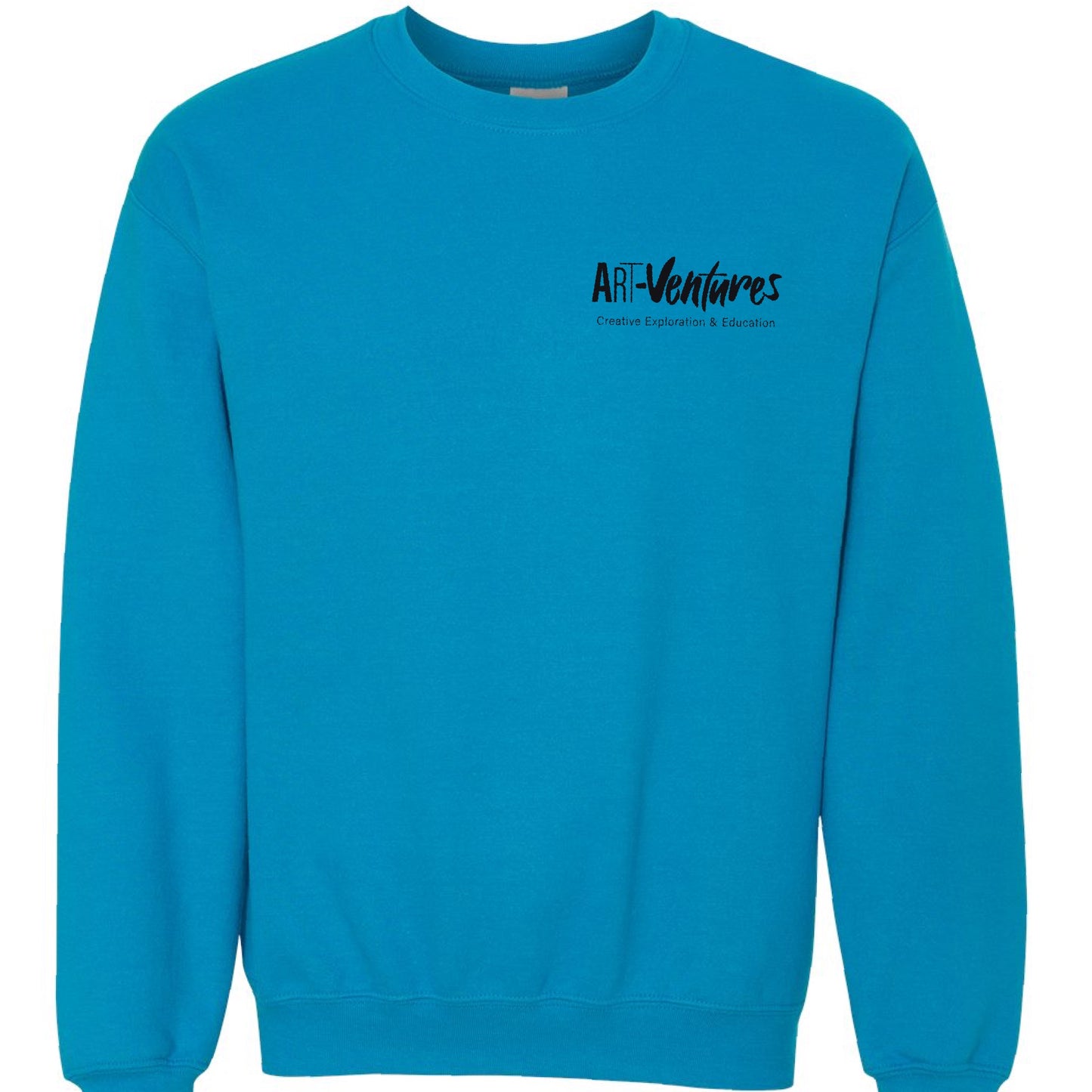 Art Ventures Graphic Crewneck Sweatshirt Artist Palette