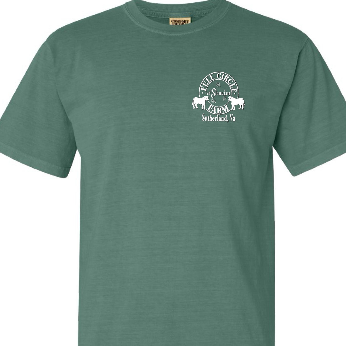 Full Circle Farm Dennis Premium T- in Light Green