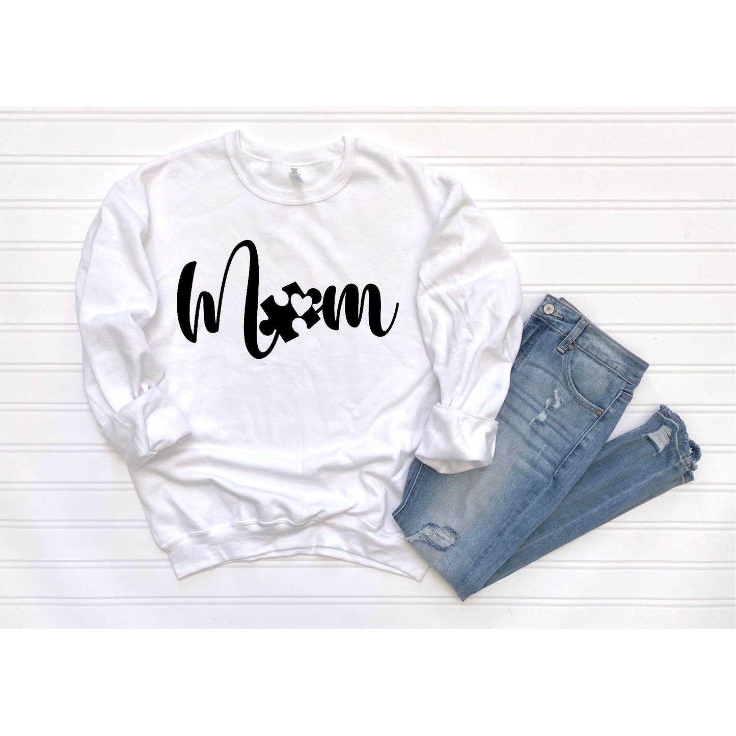 Autism Awareness - Mom Puzzle piece - Corinth & Main