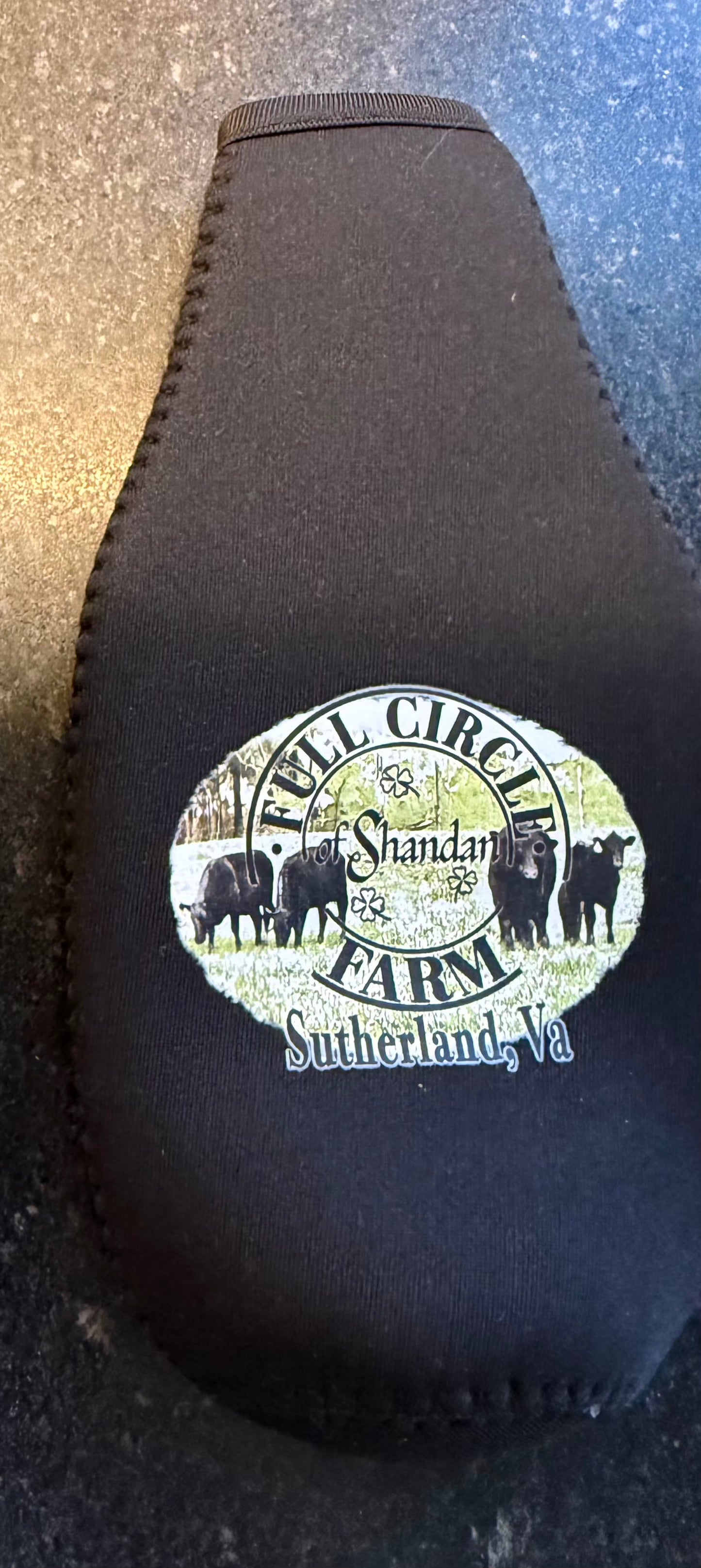 Neoprene Bottle Cooler- Full Circle Logo