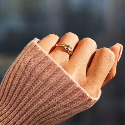 925 Sterling Silver Twisted Open Ring - Corinth & Main