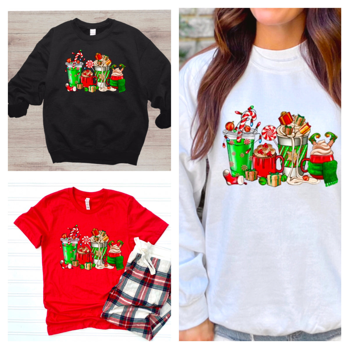 Colorful Christmas Coffee Lover