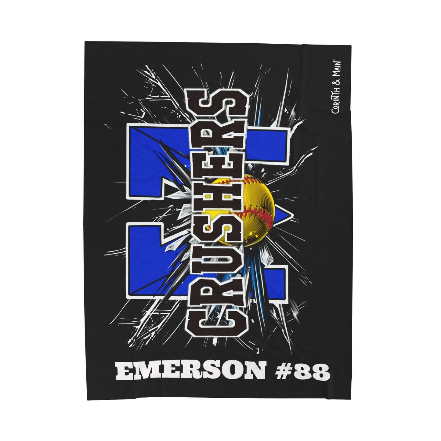 Personalized Crushers Plush Blanket