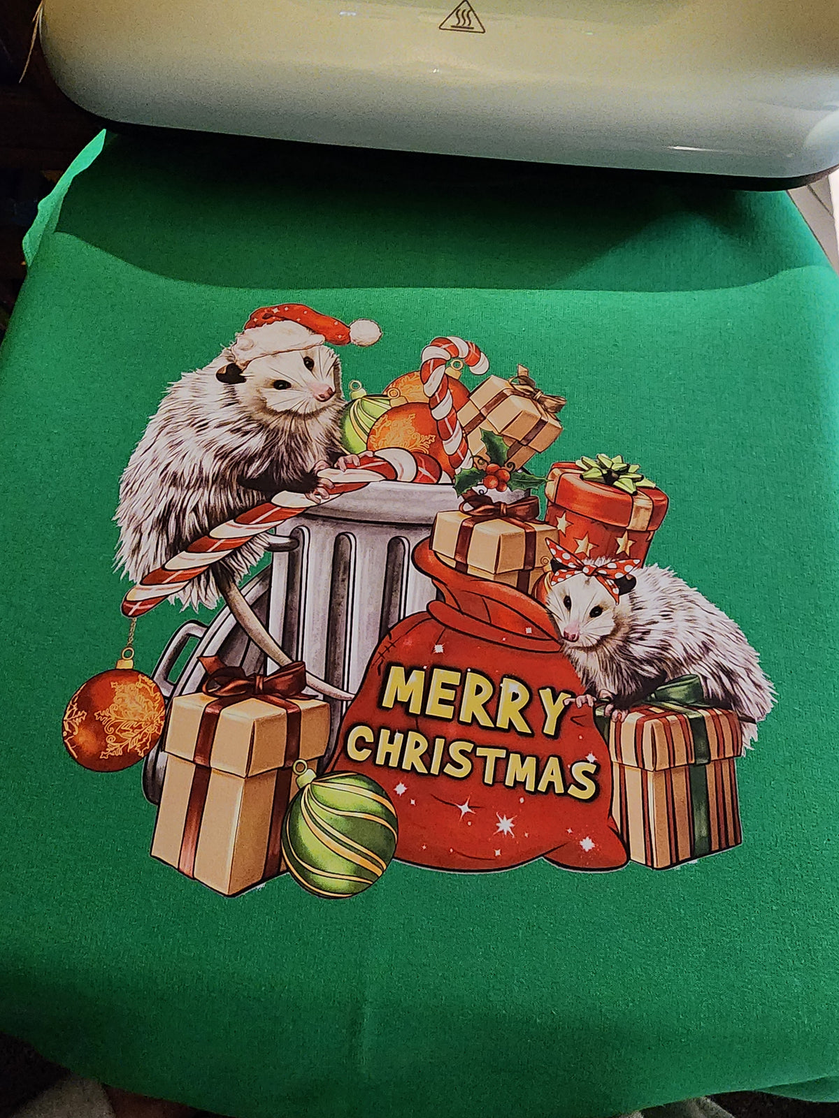 Opossum Loving Merry Christmas