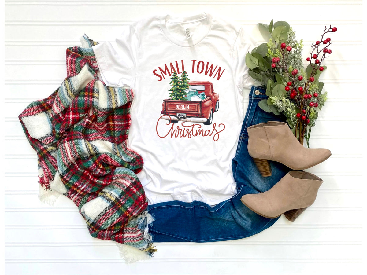 Small Town Christmas Truck (Personalize)