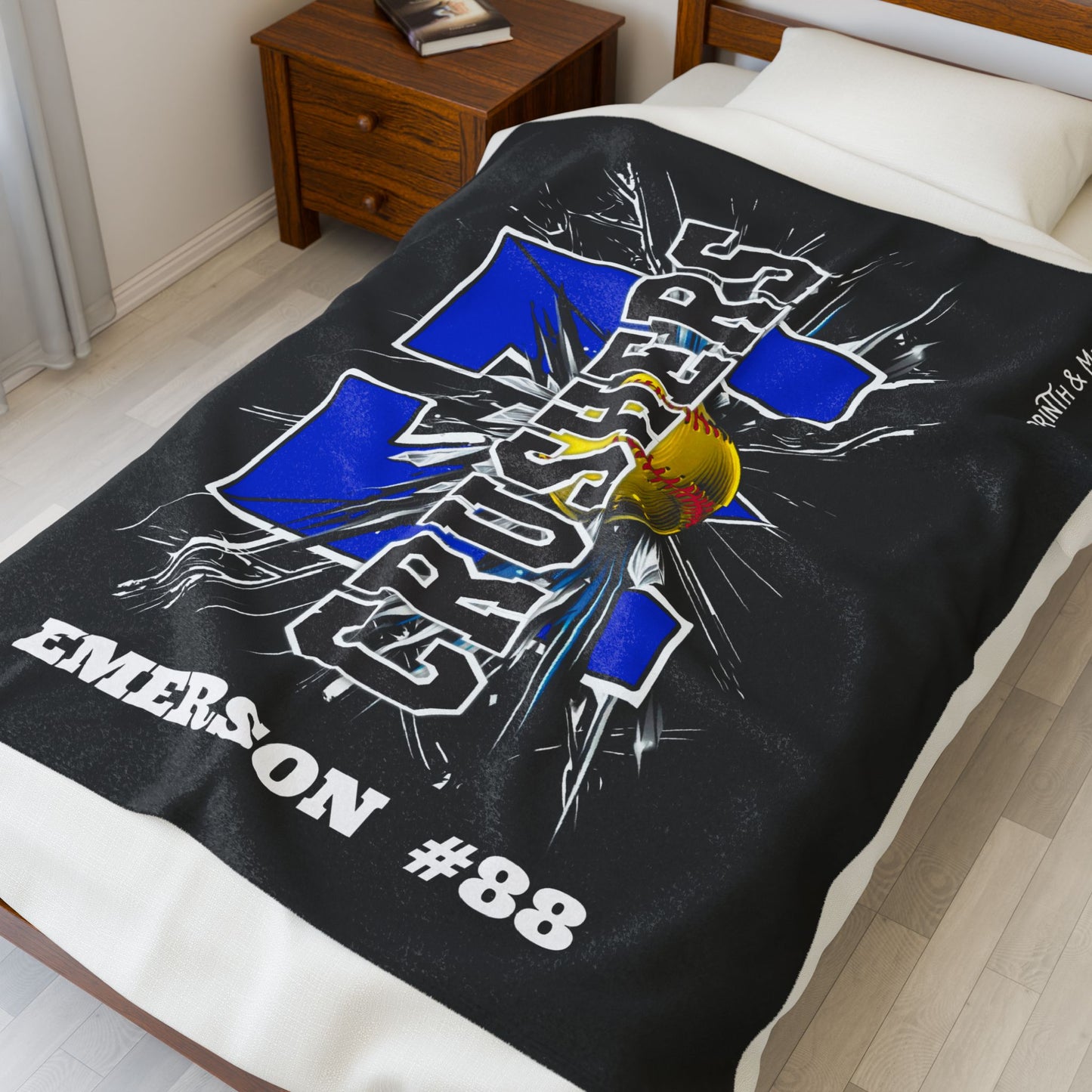 Personalized Crushers Plush Blanket
