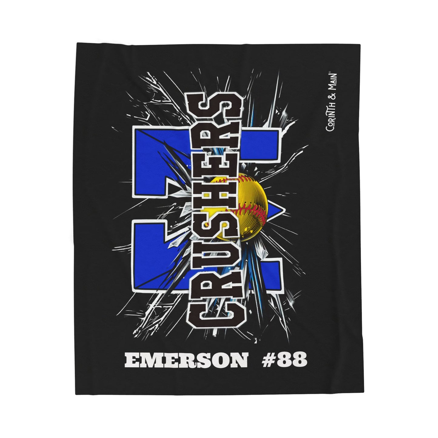 Personalized Crushers Plush Blanket