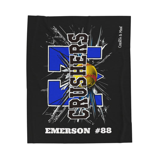 Personalized Crushers Plush Blanket