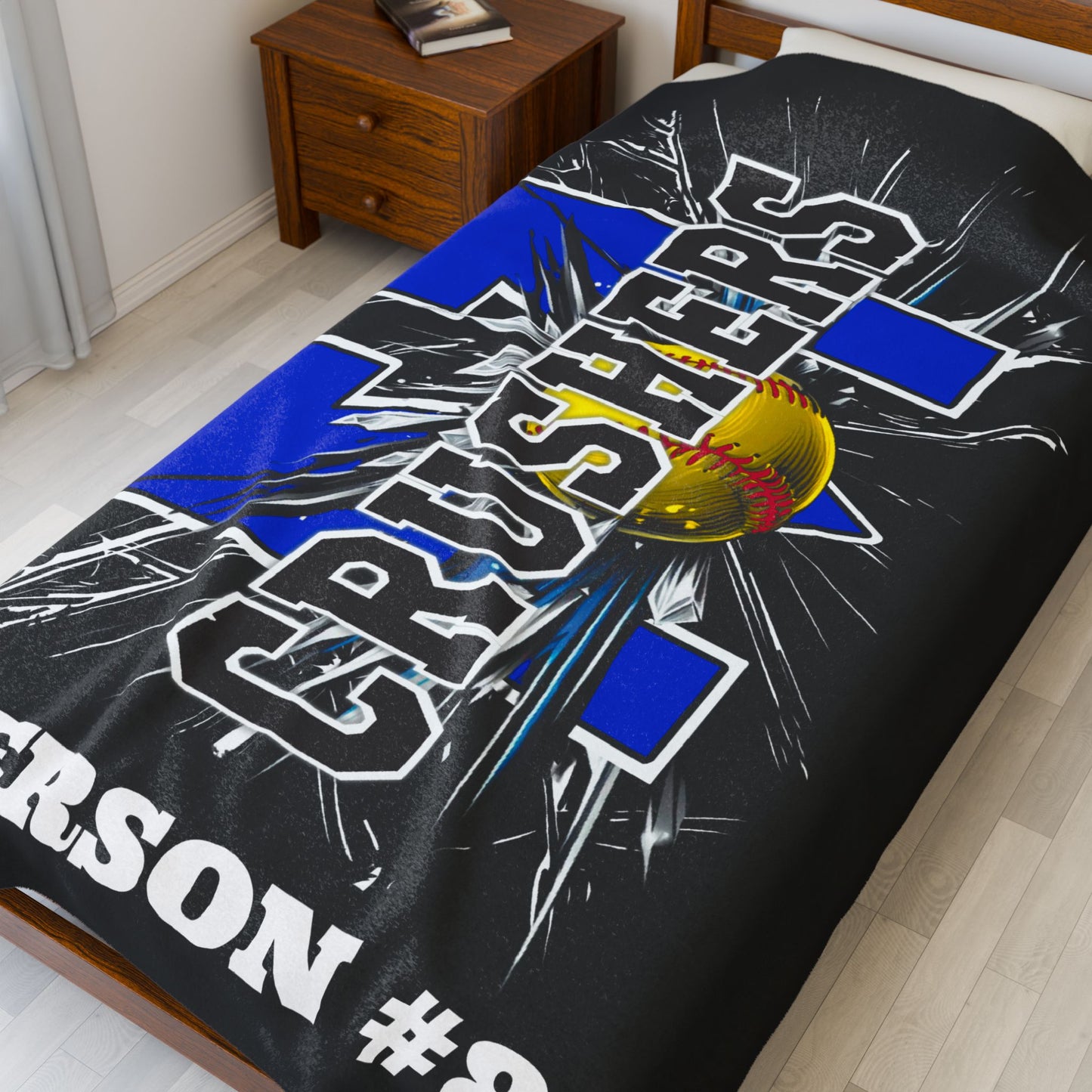 Personalized Crushers Plush Blanket