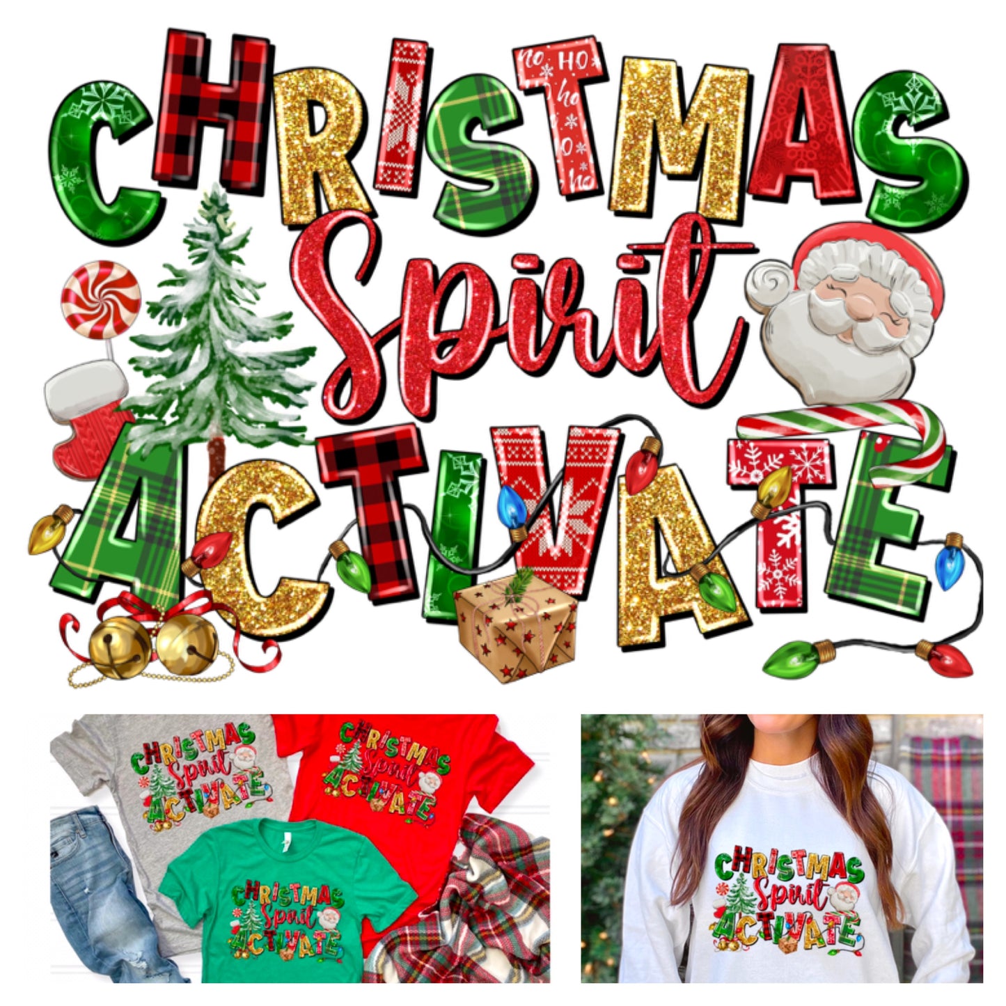 Christmas Spirit Activate - Colorful