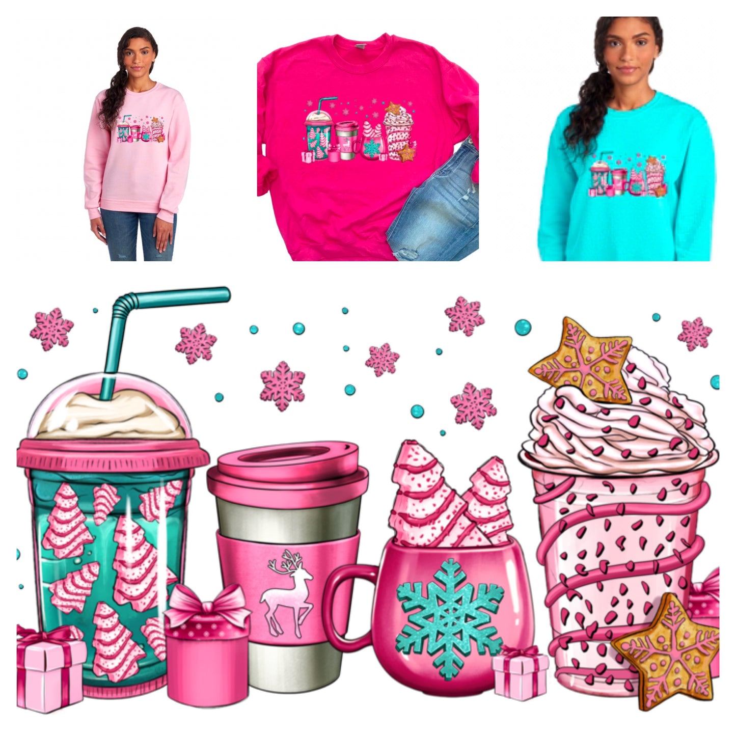 Pink Holiday Coffee Lover