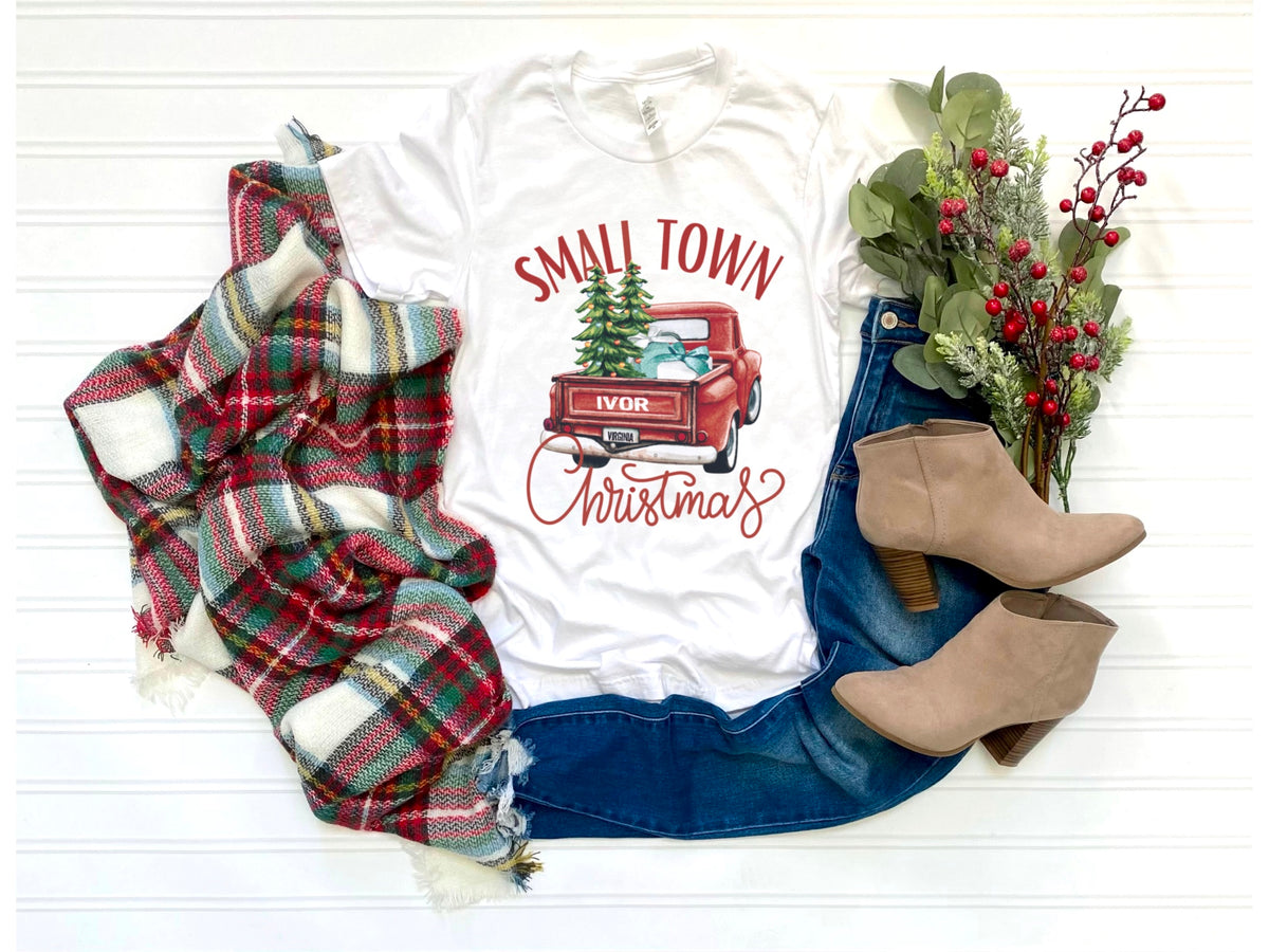 Small Town Christmas Truck (Personalize)