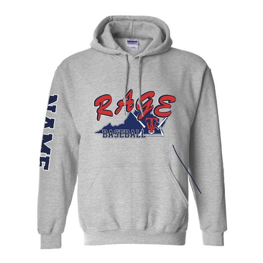 Personalized Rage Baseball Hoodie