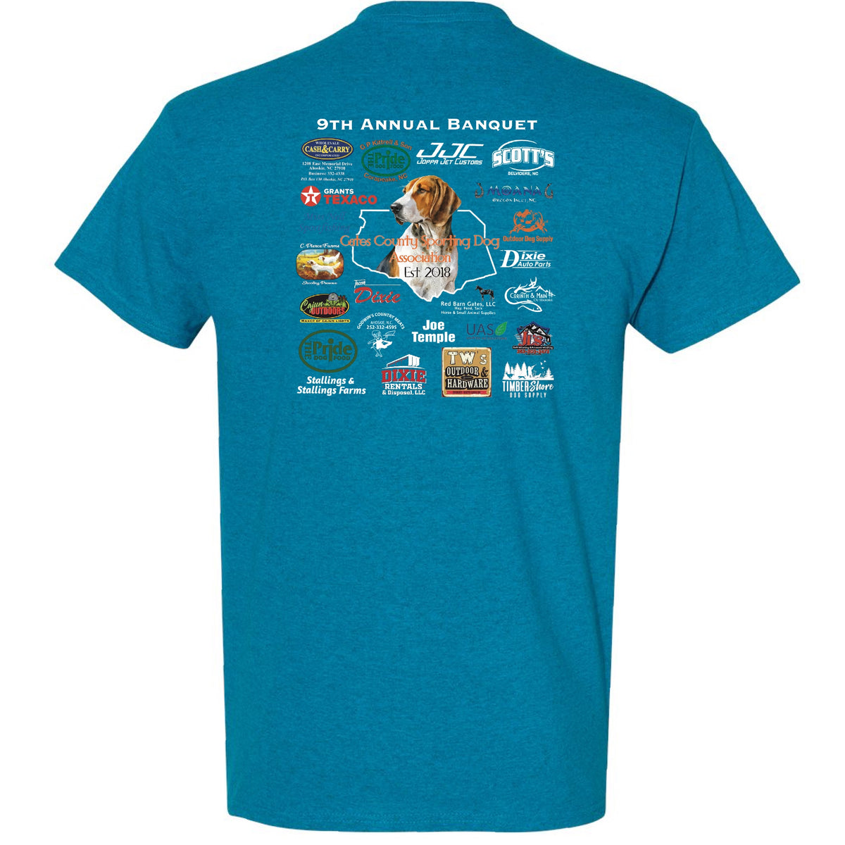 9th Annual Banquet GCSDA T-shirt