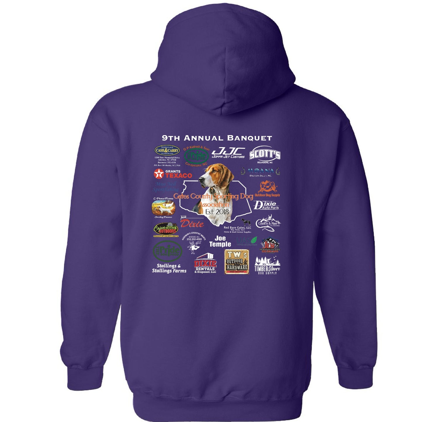 9th Annual Banquet-GCSDA Hoodie Sweatshirt
