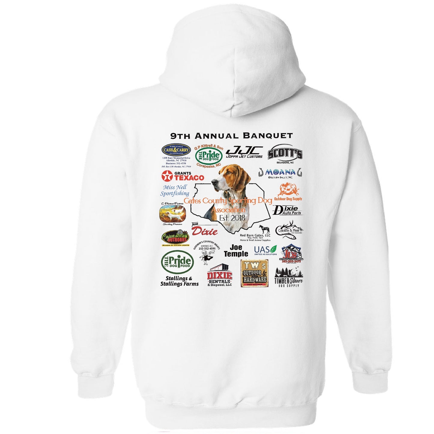 9th Annual Banquet-GCSDA Hoodie Sweatshirt