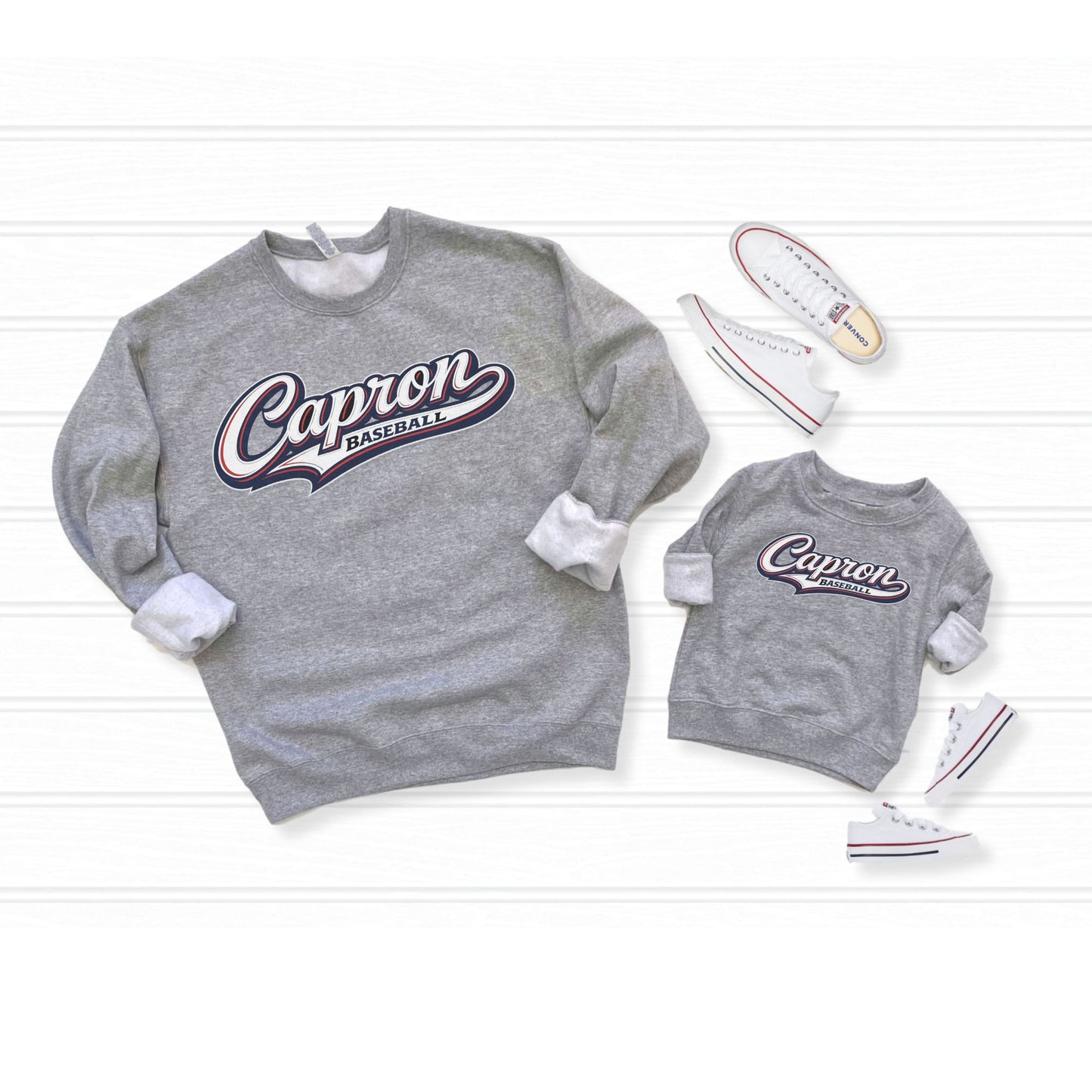 Capron Baseball Crewneck Sweatshirts