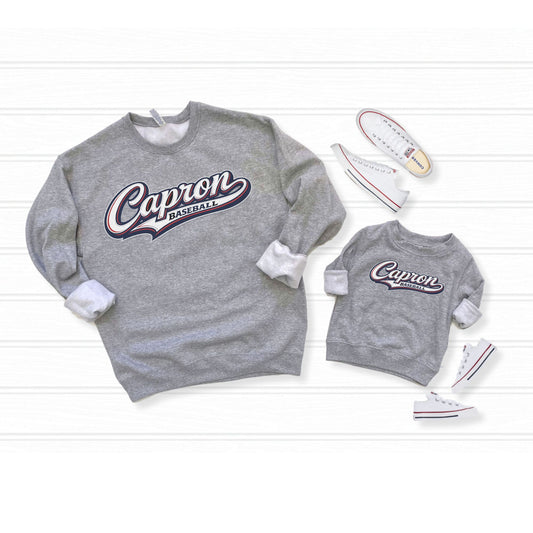 Capron Baseball Crewneck Sweatshirts
