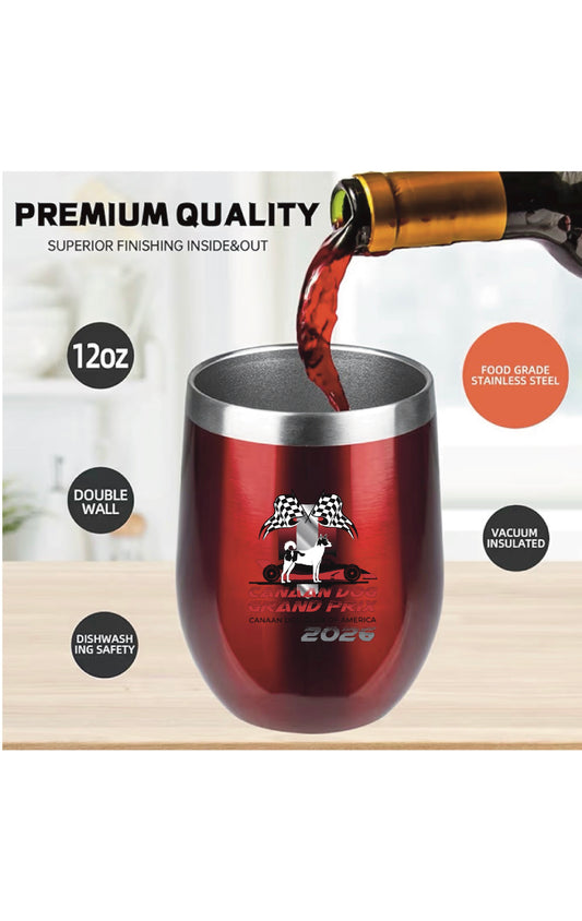 Wine Tumbler Cup- Canaan Dog Club of America